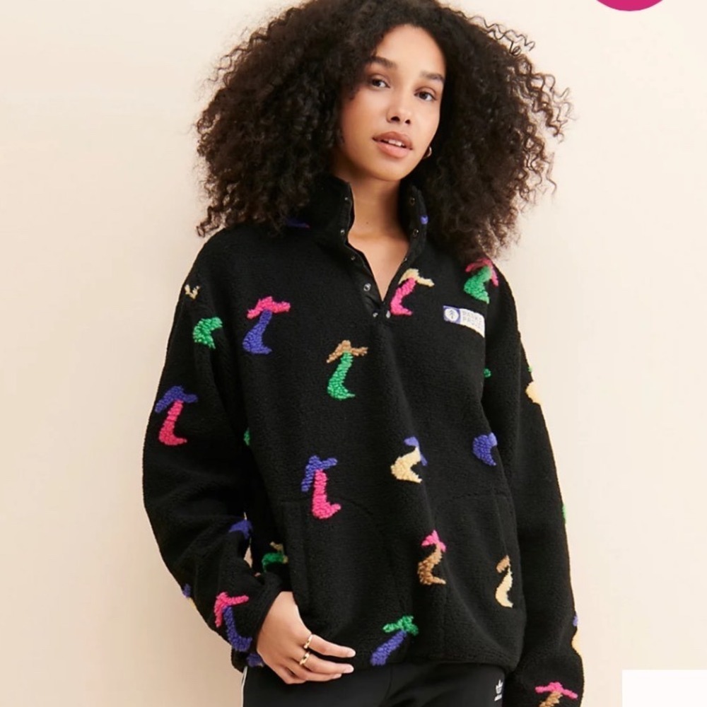 Parks Project Dancing Shrooms Fleece Pullover Medium